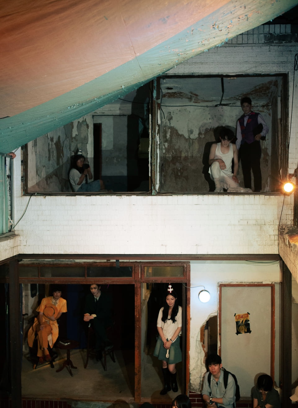 A theater scene.